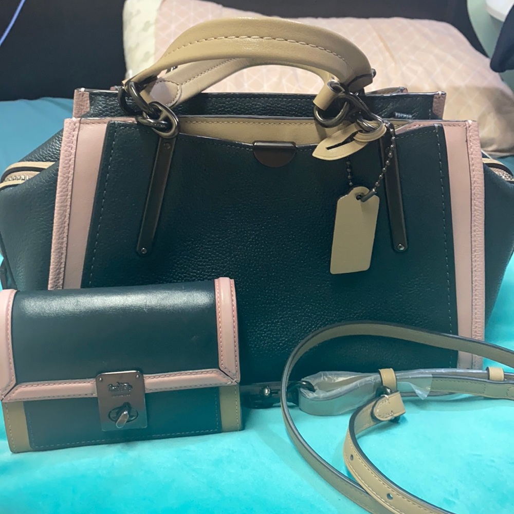 Coach bag and wallet